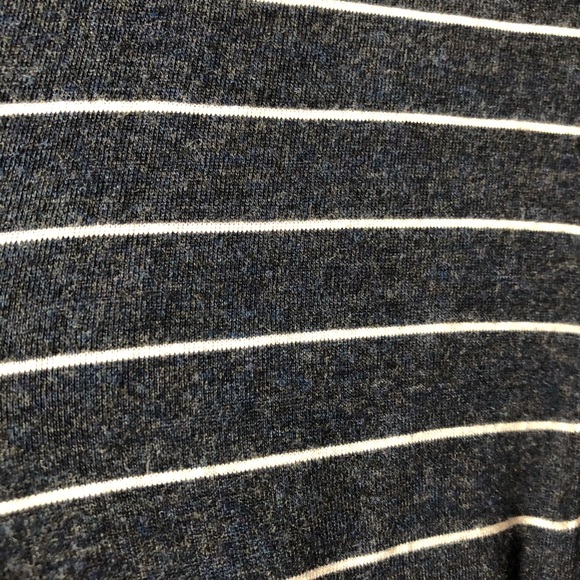 Max Studio Super Soft Blue Striped Maxi Dress - Picture 3 of 4